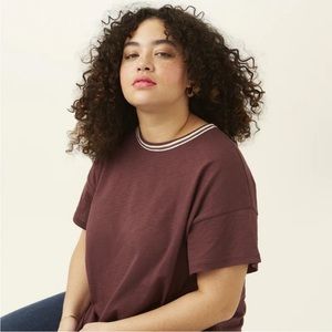 🪐 Madewell Whisper Cotton Ringer Tee